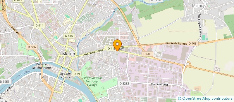 localisation de l'entreprise JUMA à MELUN