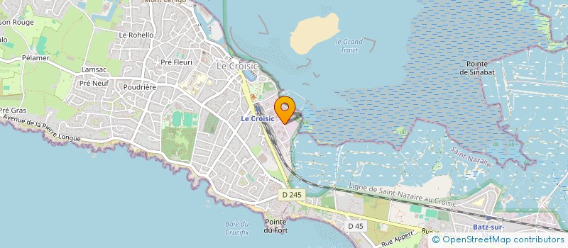 localisation de l'entreprise JUMA  LE CROISIC