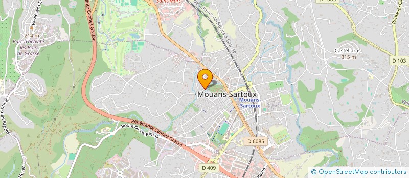 localisation de l'entreprise JUMA  MOUANS-SARTOUX