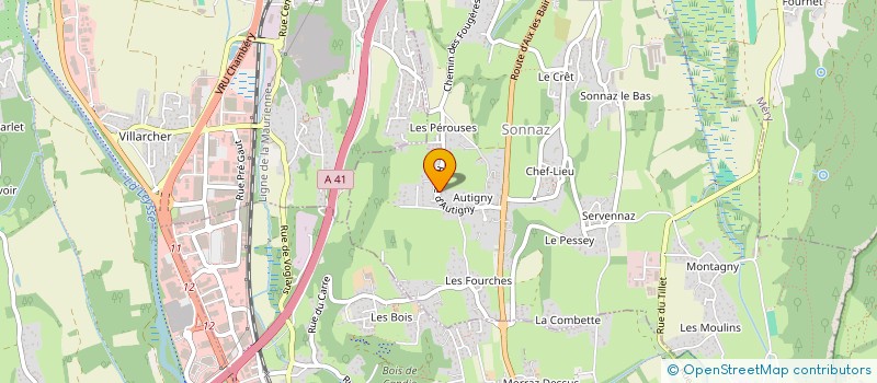 localisation de l'entreprise JUMA  SONNAZ