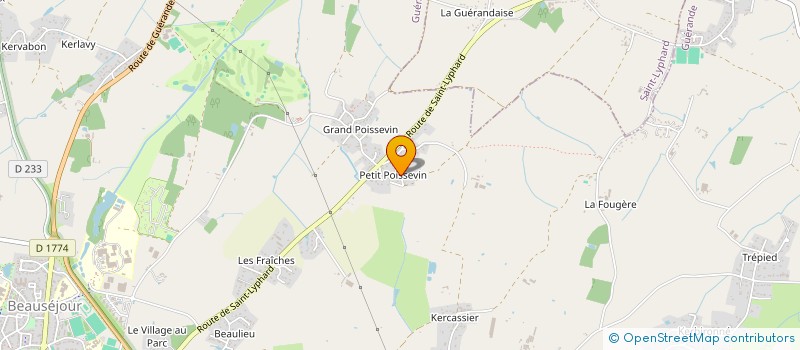 localisation de l'entreprise JUMA  GUERANDE