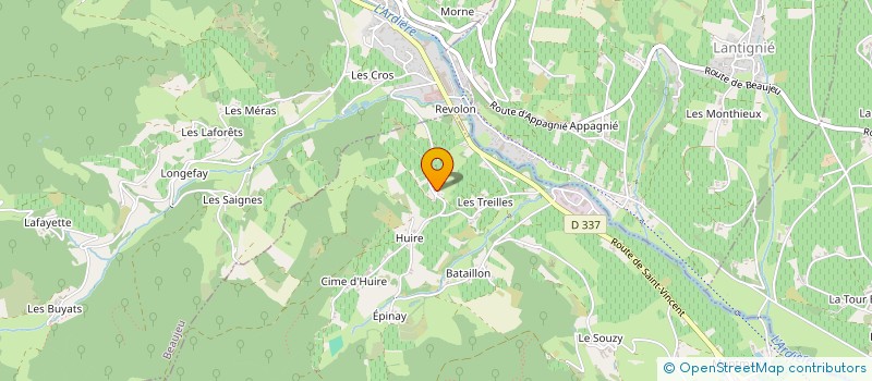 localisation de l'entreprise JUMA  GRIEGES