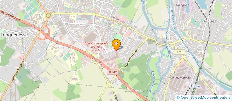 localisation de l'entreprise JUMA DISTRIBUTION à ARQUES