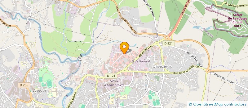 localisation de l'entreprise JUMA EXPANSION  DAVEZIEUX