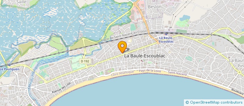 localisation de l'entreprise JUMA INVEST à LA BAULE-ESCOUBLAC