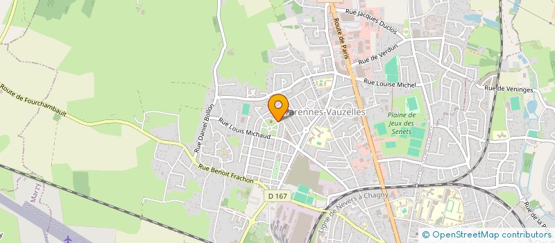 localisation de l'entreprise JUMA58  VARENNES-VAUZELLES