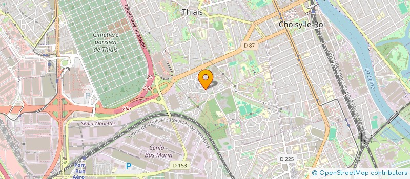 localisation de l'entreprise JUMACA  THIAIS