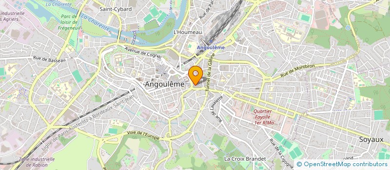 localisation de l'entreprise JUMACO à ANGOULEME
