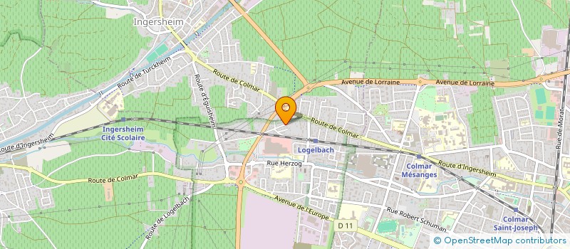 localisation de l'entreprise JUMADIS  WINTZENHEIM