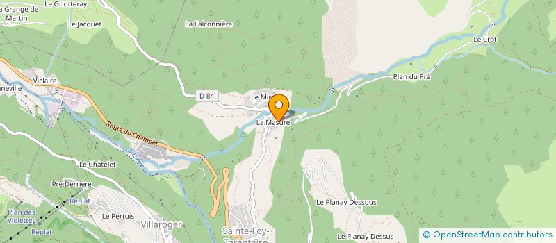 localisation de l'entreprise JUMAFER  SAINTE-FOY-TARENTAISE