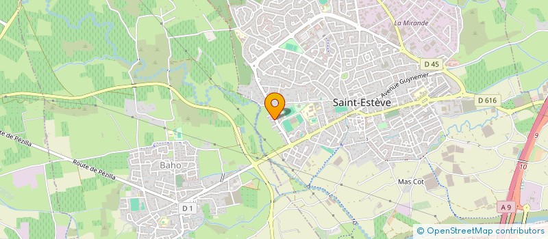 localisation de l'entreprise JUMAG  SAINT-ESTEVE