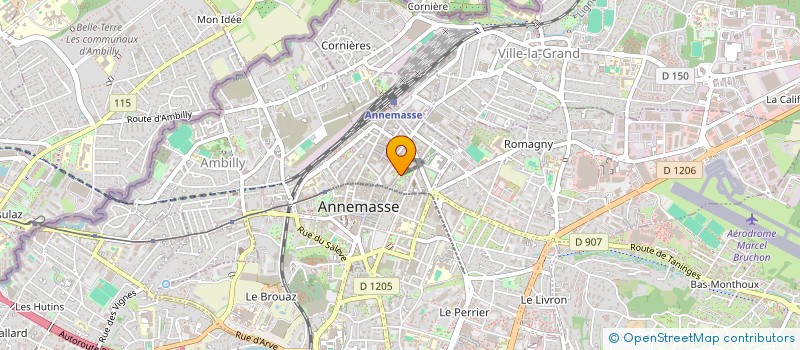 localisation de l'entreprise JUMAHU à ANNEMASSE