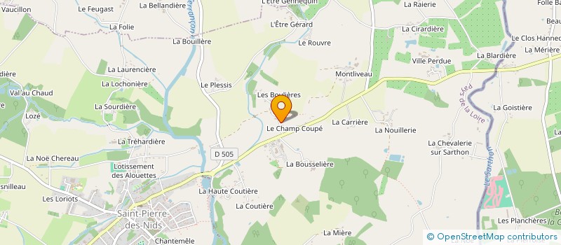 localisation de l'entreprise JUMAJALAU  SAINT-PIERRE-DES-NIDS