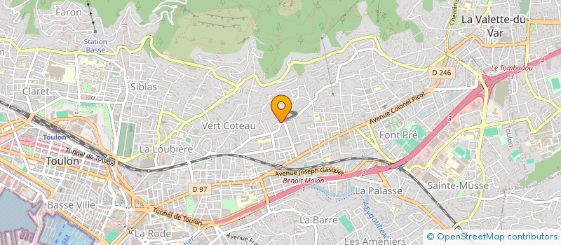 localisation de l'entreprise JUMAKA  TOULON