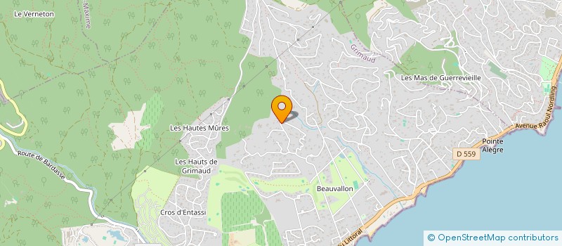 localisation de l'entreprise JUMALE à GRIMAUD