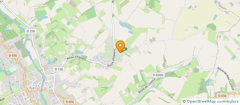 localisation de l'entreprise JUMALGA  NERAC