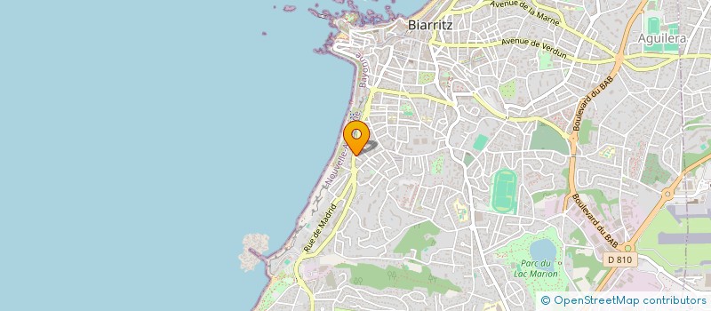 localisation de l'entreprise JUMALOS HOLDING à BIARRITZ