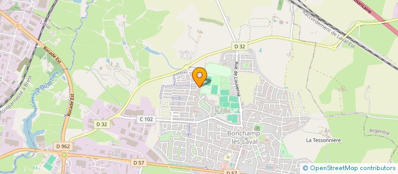 localisation de l'entreprise JUMANA  BONCHAMP-LES-LAVAL