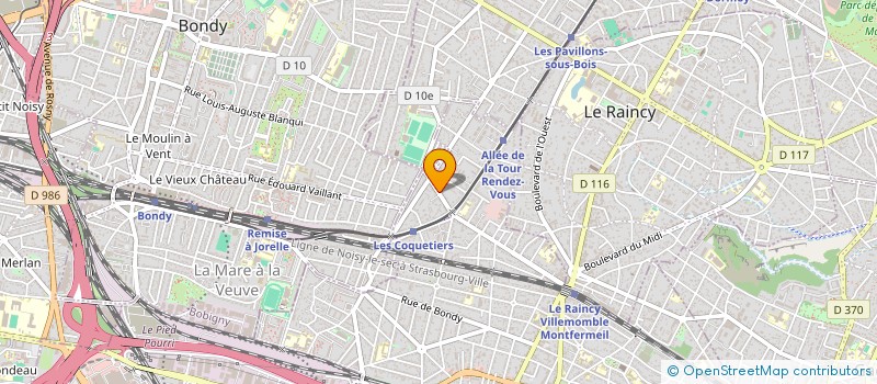 localisation de l'entreprise JUMANELS à VILLEMOMBLE