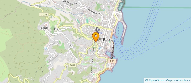 localisation de l'entreprise JUMAPA à BASTIA