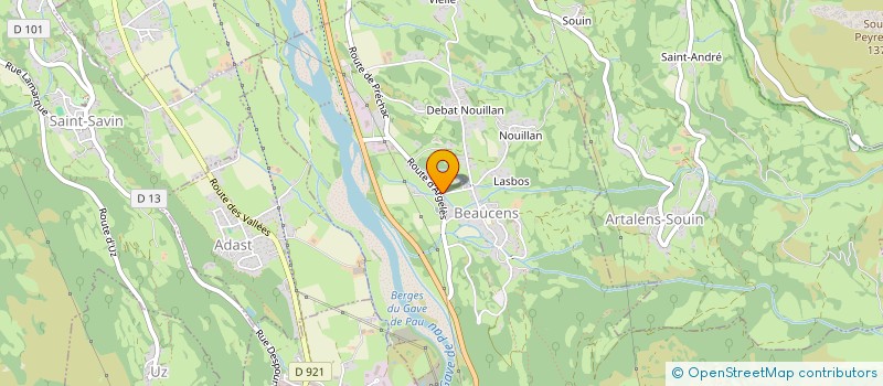 localisation de l'entreprise JUMAPP  BEAUCENS