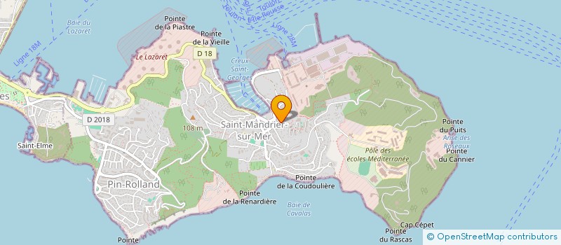 localisation de l'entreprise JUMAR  SAINT-MANDRIER-SUR-MER