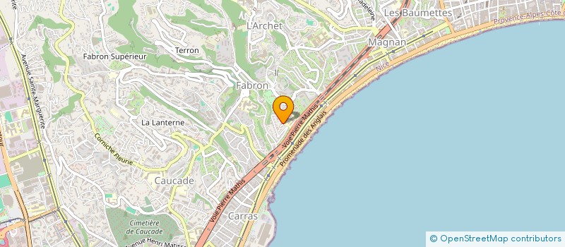 localisation de l'entreprise JUMARE à NICE