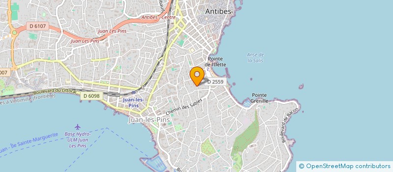localisation de l'entreprise JUMAROK à ANTIBES