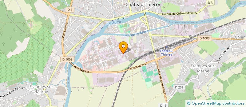 localisation de l'entreprise JUMAROLA à CHATEAU-THIERRY