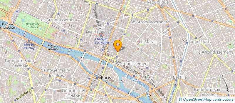 localisation de l'entreprise JUMAS  PARIS 4