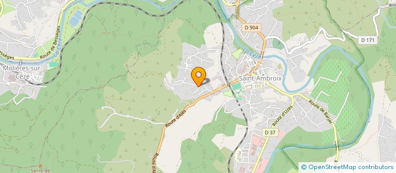 localisation de l'entreprise JUMAS N&S  SAINT-AMBROIX