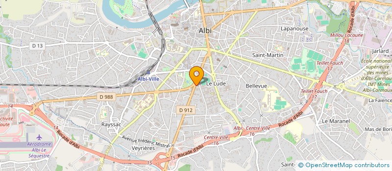 localisation de l'entreprise JUMAT à ALBI
