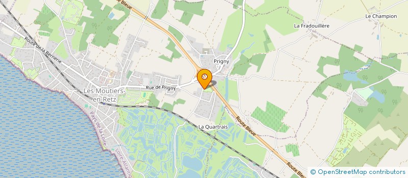 localisation de l'entreprise JUMAVI IMMO  LA BERNERIE-EN-RETZ