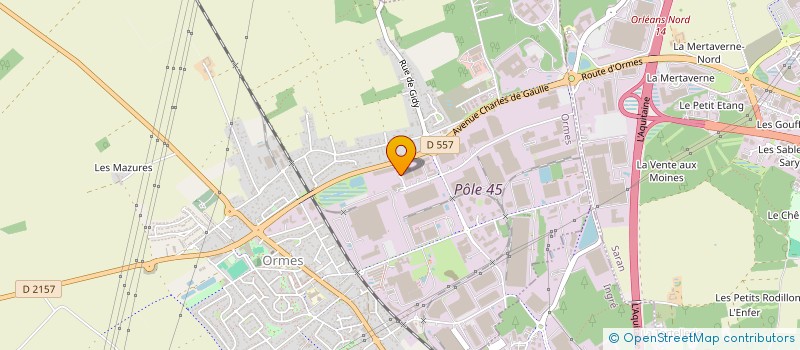 localisation de l'entreprise JUMAVY à ORMES