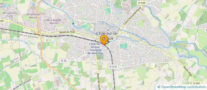 localisation de l'entreprise JUMBO  L'ISLE-SUR-LA-SORGUE