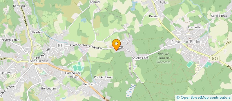 localisation de l'entreprise JUMBO COMPETITION  TREBEURDEN