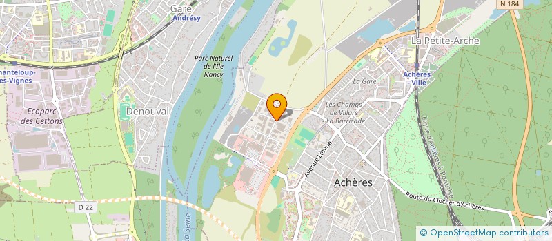 localisation de l'entreprise JUMBO PNEUS ACHERES 78  ACHERES