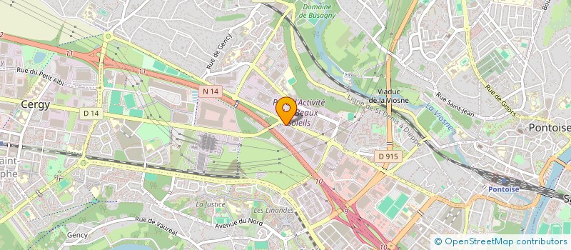 localisation de l'entreprise JUMBO PNEUS CERGY  OSNY