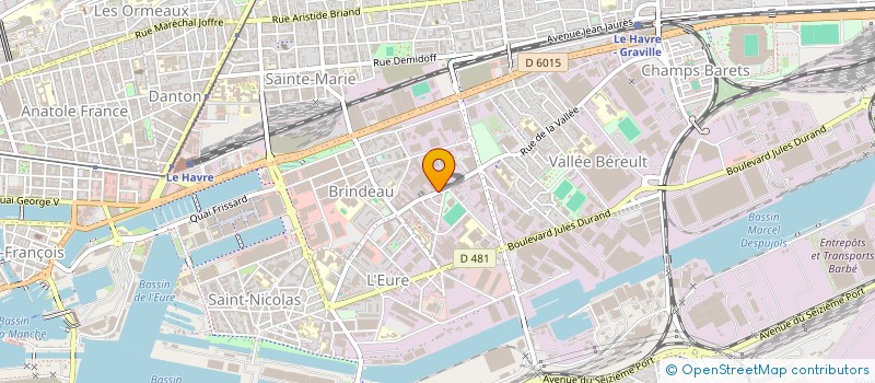 localisation de l'entreprise JUMBO PNEUS LE HAVRE à LE HAVRE