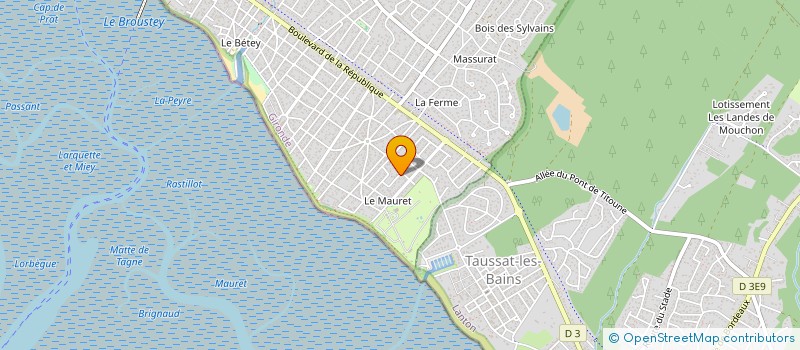 localisation de l'entreprise JUME  ANDERNOS-LES-BAINS