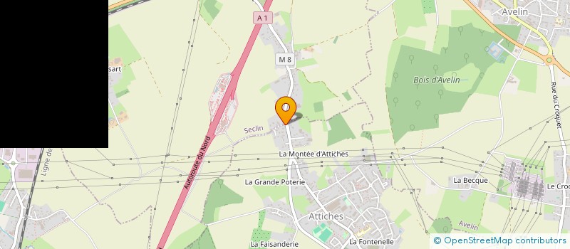 localisation de l'entreprise JUMEAM  ATTICHES