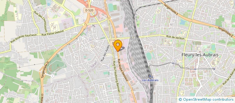 localisation de l'entreprise JUMEAU FINANCES à FLEURY-LES-AUBRAIS