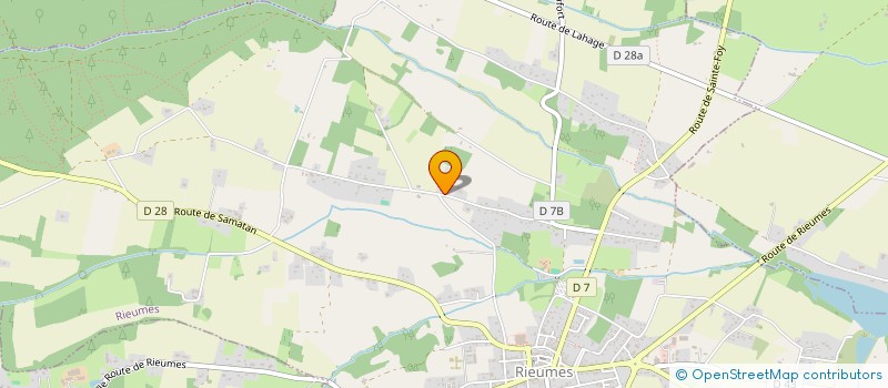 localisation de l'entreprise JUMEAUX 6  RIEUMES