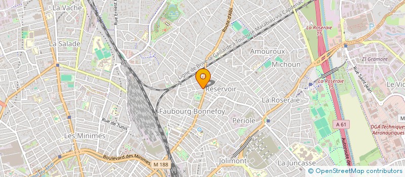 localisation de l'entreprise JUMEAUX DIFFUSION à TOULOUSE