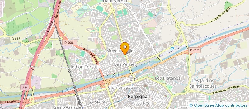 localisation de l'entreprise JUMEAUX ET PLUS 66 à PERPIGNAN