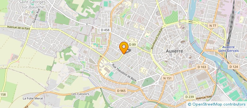 localisation de l'entreprise JUMEAUX ET PLUS ASS YONNE à AUXERRE