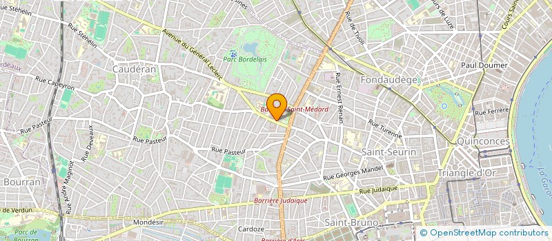 localisation de l'entreprise JUMEAUX ET PLUS L ASSOCIATION 33  BORDEAUX