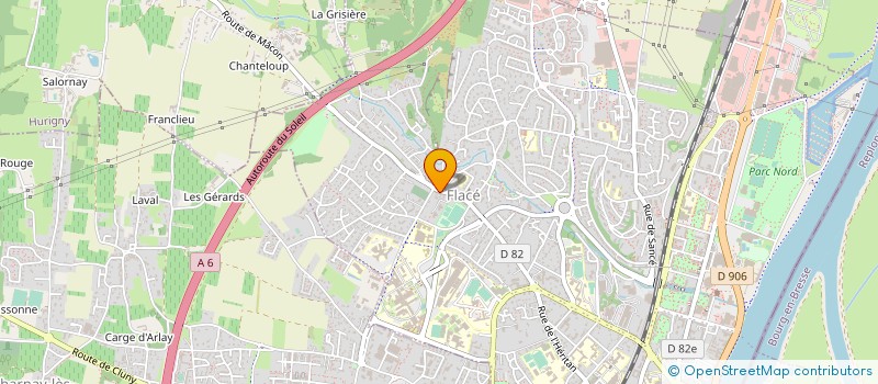 localisation de l'entreprise JUMEAUX ET PLUS L'ASSOCIATION 71 à MACON