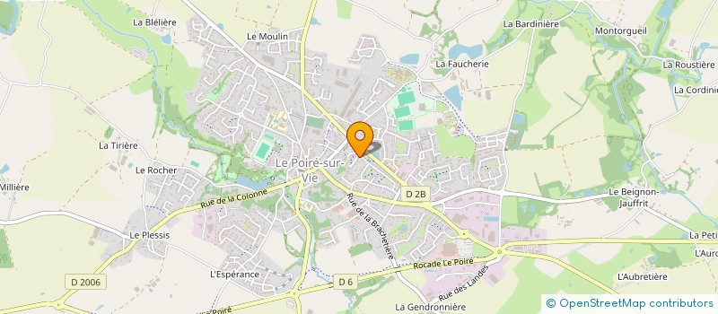 localisation de l'entreprise JUMEAUX ET PLUS L ASSOCIATION 85 à LE POIRE-SUR-VIE