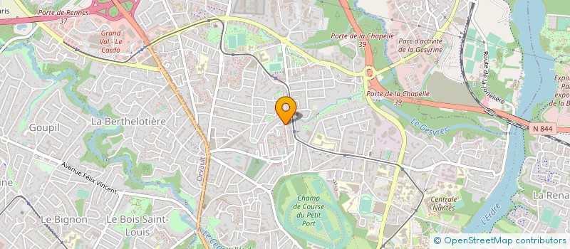 localisation de l'entreprise JUMEAUX ETANCHEITE à NANTES